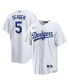 ფოტო #4 პროდუქტის Men's Corey Seager Los Angeles Dodgers Official Player Replica Jersey