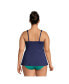 Фото #2 товара Plus Size Flutter Tankini Top