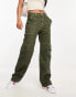 Фото #1 товара Miss Selfridge cargo jean in khaki