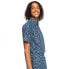 ფოტო #5 პროდუქტის ROXY Blue Wave Club Printed short sleeve v neck T-shirt