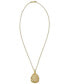 Фото #2 товара Macy's multi-Gemstone Openwork Teardrop 18" Pendant Necklace (1-3/8 ct. t.w.) in 14k Gold-Plated Sterling Silver
