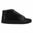 Фото #2 товара London Fog Lfm Dorance Mid High Top Mens Black Sneakers Casual Shoes CL30370M-B