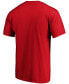 ფოტო #2 პროდუქტის Men's Red Los Angeles Angels Official Wordmark T-shirt