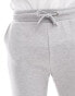 DTT overhead hoodie & jogger tracksuit set in light grey marl grau, L - 103 CM - фото #3