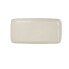 Serving Platter Bidasoa Ikonic White Ceramic 28 x 14 cm (Pack 4x)