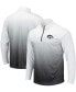 ფოტო #1 პროდუქტის Men's Gray Iowa Hawkeyes Magic Team Logo Quarter-Zip Jacket