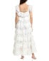 Beulah Tiered Maxi Dress Women's White S