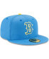 Men's Light Blue Boston Red Sox City Connect 59FIFTY Fitted Hat