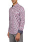 Фото #2 товара Men's Micro-Floral Performance Stretch Shirt