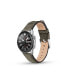 Фото #3 товара Unisex Barnesbrook Black Genuine Leather Universal Smart Watch Strap 22mm