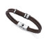 Фото #1 товара Double leather bracelet for men Magnum 14129P01011