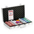 MAVERICK Poker Set Two Decks Chips And Dice In Metal Briefcase Board Game