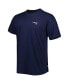 Фото #3 товара Men's Navy New England Patriots Bali Skyline T-shirt