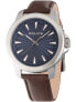 Фото #1 товара Наручные часы Gevril West Village Swiss Automatic Stainless Steel Bracelet Watch 40mm.