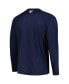 ფოტო #2 პროდუქტის Men's Blue North Carolina Tar Heels Terminal Tackle Omni-Shade Raglan Long Sleeve T-shirt