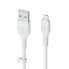 Фото #4 товара Belkin CAA008BT1MWH - 1 m - USB A - USB C/Lightning - White