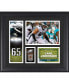 Фото #1 товара Lane Johnson Philadelphia Eagles Framed 15" x 17" Player Collage with a Piece of Game-Used Football