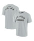 Фото #4 товара Men's and Women's Gray Los Angeles Chargers Super Soft Short Sleeve T-shirt