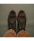 ფოტო #6 პროდუქტის Men's Mack Handcrafted Burnished Suede Leather Wingtip Brogue Dress Lace-up Boots