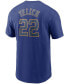 Men's Christian Yelich Royal Milwaukee Brewers Name Number T-shirt