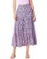 Фото #1 товара Nic+Zoe Falling Fans Tiered Skirt Women's M