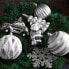 Фото #3 товара Vilde Zestaw bombek na choinkę bombki nietłukące choinkowe świąteczne srebrne komplet 20 sztuk