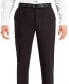ფოტო #2 პროდუქტის Men's Slim-Fit Burgundy Solid Suit Pants, Created for Macy's