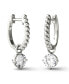 ფოტო #5 პროდუქტის Moissanite Beaded Drop Earrings 1 ct. t.w. Diamond Equivalent in 14k Gold
