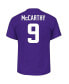 Men's J.J. McCarthy Purple Minnesota Vikings 2024 NFL Draft First Round Pick Big Tall Name Number T-Shirt