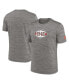 ფოტო #2 პროდუქტის Men's Heather Charcoal Cleveland Browns 2023 Sideline Alternate Logo Performance T-shirt
