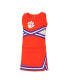 Big Girls Orange Clemson Tigers Carousel Cheerleader Set