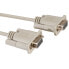 ROLINE Serial Link Cable - DB9 F - F 3 m - Grey - 3 m - DB-9 - DB-9 - Female - Female