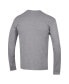 Фото #2 товара Men's Heather Gray Arizona Wildcats High Motor Long Sleeve T-shirt