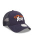 Фото #3 товара Women's Navy Chicago Bears Team Trucker 9Forty Snapback Hat