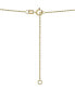 ფოტო #4 პროდუქტის Diamond Bow Pendant Necklace (1/4 ct. t.w.) in 14k Yellow or Rose Gold, 17-3/4" + 2" extender, Created for Macy's