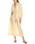 Фото #1 товара Lisa Marie Fernandez Poet Linen-Blend Maxi Dress Women's