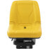 Фото #5 товара Siedzenie fotel uniwersalny do ciągnika traktorka kosiarki 47 x 38 cm - żółty