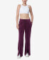 ფოტო #4 პროდუქტის Women's Full Length Velvet Vented Pants