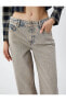 Фото #5 товара Geniş Paça Kot Pantolon Yüksek Bel Cepli Pamuklu - Loose Jean