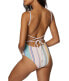Фото #3 товара O'NEILL 293044 Womens Swim Baja Stripe Marbella Active, Multi Colored, Size XS