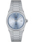 ფოტო #1 პროდუქტის Unisex PRX Silver-Tone Stainless Steel Bracelet Watch 35mm