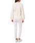 Women's Rib-Knit Bubble Sleeve Long Sleeve Sweater