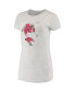 Фото #3 товара Women's Gray Arkansas Razorbacks Tri-Blend T-shirt