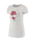 Women's Gray Arkansas Razorbacks Tri-Blend T-shirt