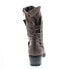 A.S.98 Callhoun A22208-101 Womens Gray Leather Zipper Casual Dress Boots 11