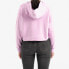 Фото #7 товара Толстовка женская adidas originals Cropped Hoodie 145 FM в фиолетовом цвете