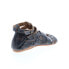Фото #15 товара Bed Stu Claire F373004 Womens Black Leather Hook & Loop Strap Sandals Shoes