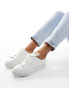 Фото #10 товара AllSaints Milla leather chunky sole trainers in white