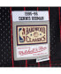 Men's Dennis Rodman Red, Black Chicago Bulls Hardwood Classics 1995-96 Split Swingman Jersey