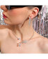 ფოტო #2 პროდუქტის Women's Silver Bling Butterfly Necklace